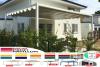 Pergola 3x5m Pavillon Zelt neu personalisierte Farben wasserdicht Zelt Café Rest