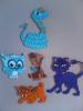 Monster High 5 Haustiere für Wand oder Schränke