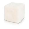 Hocker Sitzhocker Würfel Cube Premium Echterfell Leder