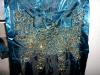 abendkleid türkis gr. 46 mit schulerschal. neu