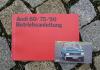 Betriebsanleitung Audi 60 /  75 /  Super 90 1970
