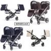 Zwillings- und Geschwisterwagen mit multifunktional,  zum Einlingswagen umbaubar!