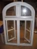 6 Fenster aus Holz mit Rundbogen 
