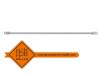 Plettac kompatibel, Rückengeländer 300, Baugerüst,  Fassadengerüst,  Gebrauchtgerüst