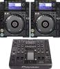 2x PIONEER CDJ 2000 & 1x DJM 2000 MIXER DJ PACKAGE + PIONEER HDJ 2000 HEADPHONE.