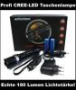  LED SWAT Taschenlampe HI-Power | inkl. 2 x Akkus Haus + KFZ Ladegerät OVP