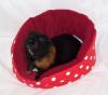 Kuschelbettchen mit 1 Kissen,  viele Muster und Farben