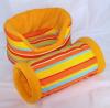 Kuschelbettchen und Kuschelrolle im Set,  viele Muster/ Farben