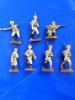 7 Stk. Soldaten,  Masse,  Elastolin,  Lineol,  Schusso,  Leyla,  WKII