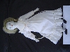 Grufti blasse Dekopuppe ca 46cm Kleid Puppe Porzellanpuppe Gothik