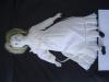 Grufti blasse Dekopuppe ca 46cm Kleid Puppe Porzellanpuppe Gothik