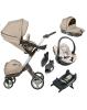 3 in 1 Stokke Xplory V4 Neugeborenen Kinderwagen mit Tragetasche und Autositz