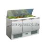 Saladette aus CNS,  1370 x 700 x 850 mm