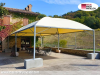 Pavillon 4x5 Überdachung Pagodenzelt Festzelt Pvc Terrassendach Pergola Terrasse
