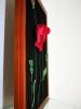 Kunst: Handgemachte dreidimensionale Bandstickerei aus Satin und Chiffon. € 70,  