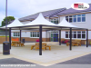 Pavillon 7x5 Überdachung Pagodenzelt Festzelt Pvc Terrassendach Pergola Terrasse