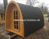 Sauna Pod,  massives Naturhaus Saunapod in 46 mm und 58 mm Wandstärke,  massive Sa