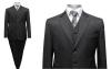 Elegante Muga Herren Anzug+Weste Gr.44 bis 58 Schwarz Neu