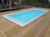 Schwimmbecken,  Gartenpool CURACAO 7,  5 x 3,  7 x 1,  55 m