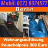 Entrümpelung Berlin T.: 03060977577 sofort Wohnungsauflösung Sp
