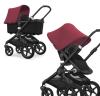 Bugaboo Fox all black + Rubyred