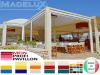 Pavillon Garten Zelt Dach neu personalisiert zertifiziert Pvc 4x4