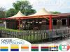 Gartenzelt Pavillon Abdeckung Dach Terrasse Café 4x4