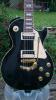 Gibson Les Paul Classic 2014 black,  mod. Les Trem,  Rollensattel