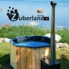 Whirlpool Badezuber achteckig 1,  8×1,  8m beheizt,  8 LED,  Wassermassage