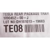 1090452-00-J Obere Gepäckraumablage (zusammengebaut) Tesla Modell 3 1128021-00-E