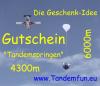 Gutschein als Geschenk zu Weihnachten oder zum Geburtstag - Fallschirmspringen B