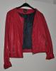 Lederjacke rot Größe 44