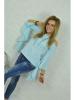 Bluse Damenbluse Damentop Blouse Damenhemnd Top 3/  4 Ärmel Tunika