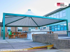 Pavillon 10x10 Überdachung Pagodenzelt Festzelt Pvc Terrassendach Pergola Terras