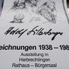 1985 Plakat Ausstellung Adolf Silberberger handsigniert