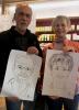 Schnellzeichner Margarete Moos - Karikaturen,  Schnellportraits,  Gruppenbilder