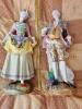 Rarytas-Antique Große Porzellan Set-Gärtner und Dame-H:ca.50 cm,  Blaue Schwertem