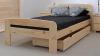 Holzbett mit Lattenrost KBD 02 90x200 mit Schaumstoffmatratze