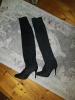 Tolle schwarze Samt Overknees gr.41