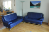 2 Stück 2-Sitzer Sofas,  blau