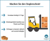 Staplerschein machen,  Gabelstaplerführerschein