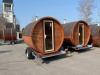 2 Meter Fasssauna aus Thermoholz