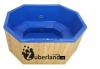 Badezuber,  Zuber,  Pool,  Whirlpool GFK 2,  4x1,  8m mit Thermoholzumrandung