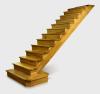 SCHÄTZUNG FREITRAGENDE TREPPEN ZUR SELBSTMONTAGE TYP U,  L EICHE ESCHE BUCHE HOLZ