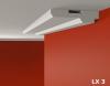 LX Stuckprofil Lichtprofile Dekor Dekorleiste Leisten Element Design 100mmx35mm