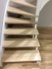 SCHÄTZUNG FREITRAGENDE TREPPEN ZUR SELBSTMONTAGE MASSIVHOLZ TYP U,  L EICHE ESCHE