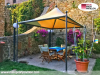 Pavillon 5x5 Überdachung Pagodenzelt Festzelt Pvc Terrassendach Pergola Terrasse