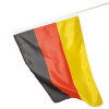 Deutschland-Fahne mit Holzstab