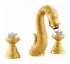 Luxus-Armaturen in Goldfarben Schwan oder Drache für Ihr Badezimmer