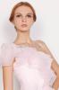 Schulter Organza dünnes ärmelloses Cocktailkleid - Dameo.de